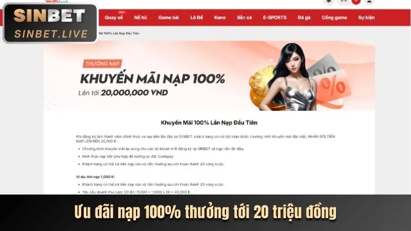 Chương trình hoàn trả tiền cược Winaz